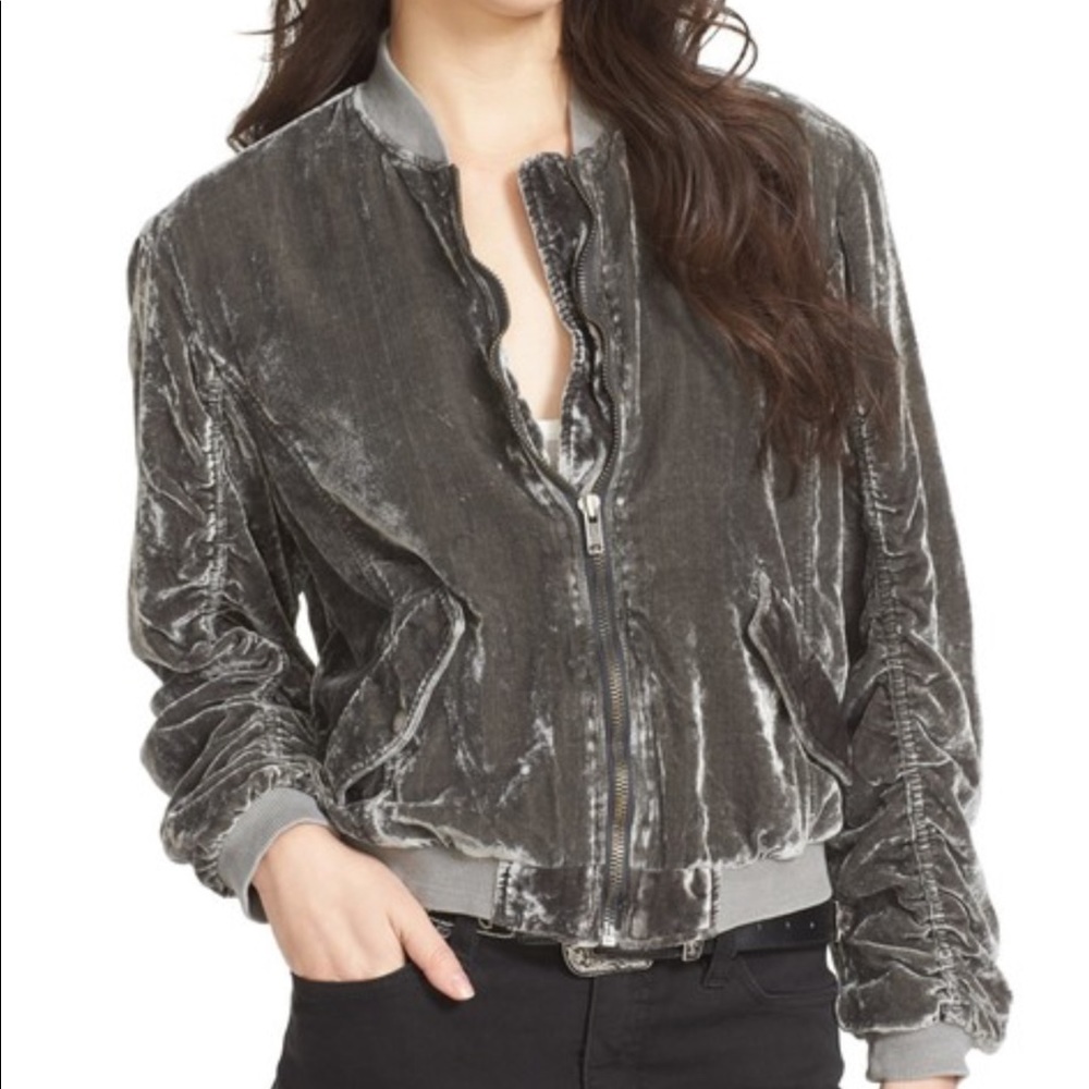 Free people velvet bomber